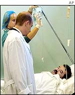 President Putin visits some of the injured in hospital