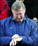 Manchester United manager Sir Alex Ferguson
