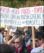 Axis of Evil: Bush, Cheney and Rumsfeld