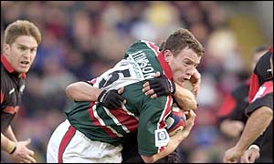 Tim Stimpson laid the foundations for the Tigers' victory with a great kicking display