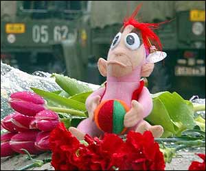 Scene outside the theatre (AP)