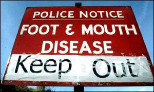 Foot-and-mouth sign
