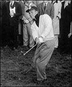 Arnold Palmer playing in the 1961 Ryder Cup at Royal Lytham