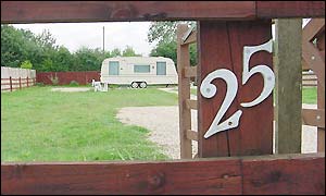 A family plot at Woodside
