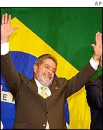 Lula celebrates victory