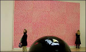 Fiona Banner's billboard and giant fullstop