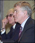 F1 bosses Bernie Ecclestone and Max Mosley
