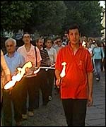 A peace demonstration