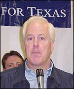 Republican Senate candidate John Cornyn
