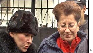 Hostage survivor Raisa Lebedev leaves hospital