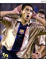 Barcelona's Juan Riquelme
