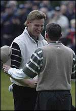 Ernie Els and Sergio Garcia