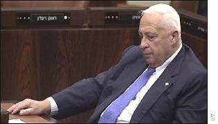 Ariel Sharon in Knesset