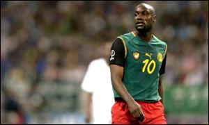 Patrick Mboma at the World Cup