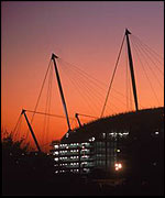 View of City of Manchester stadium