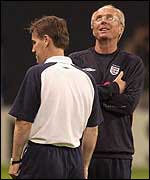 Adam Crozier and Sven-Goran Eriksson