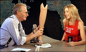 Larry King and Heather Mills on Larry king Live