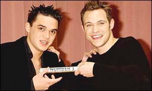 Gareth Gates and Will Young 