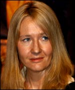 JK Rowling, author of the Harry Potter children's books