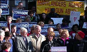 Maryland gubernatorial candidate Kathleen Kennedy Townsend