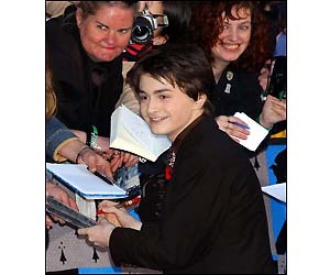 Daniel Radcliffe, who plays Harry Potter
