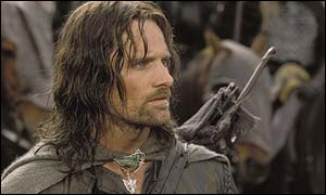 Viggo Mortensen as Strider in The Lord of the Rings