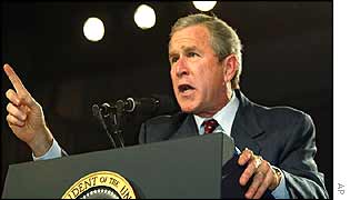 President George W Bush