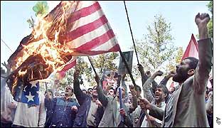 Burning of US flag