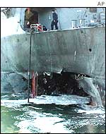 Hole in USS Cole