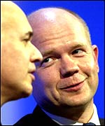 Former Tory leader William Hague and Iain Duncan Smith