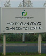 Patients were sent to Glan Clwyd Hospital
