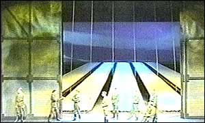 Performers on the stage