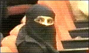 A female Chechen rebel