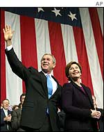 President George Bush and First Lady Laura