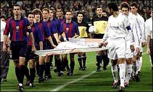 Barcelona and Real Madrid are among the G14 members