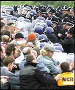 Re-enactment last year of 1984-5 miners strike