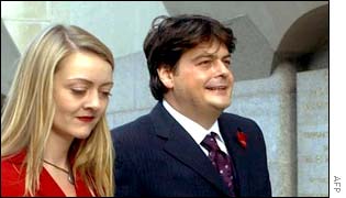 David Shayler and girlfriend Annie Machon 