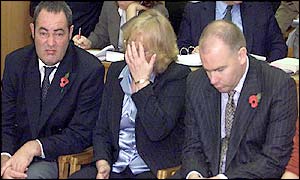 From left: Paul and Lesley Coppin and Steven Rush 