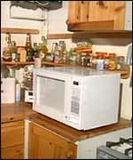 A microwave oven, BBC