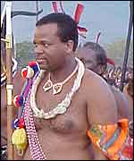 King Mswati (photo: Chris Hughes)