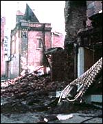 Scene from the Moss Side riots