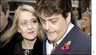 David Shayler and girlfriend Annie Machon 