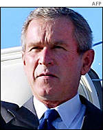 US President George W Bush