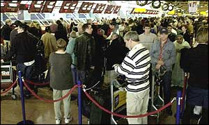 Airport queues