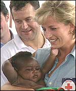Paul Burrell and Princess Diana 