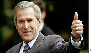 President George W Bush