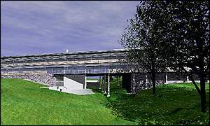 Computer generated image of new building