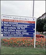 Addenbrooke's Hospital, Cambridge
