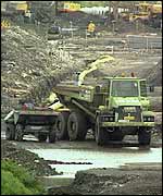 Construction work on bypass