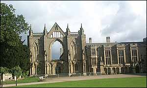 west front of Newstead Abbey